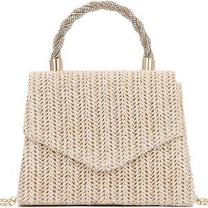 Versatile Summer Clutch Handbag – Magnetic Closure & Interior Pocket, 17x15cm